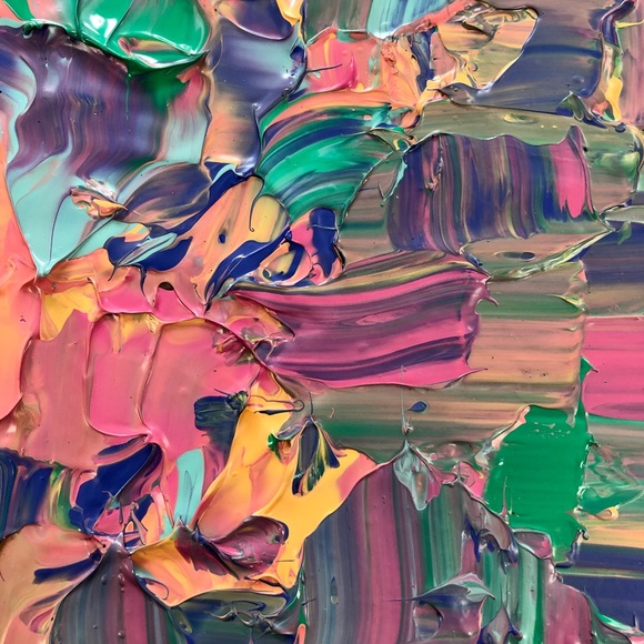 Acrylic Paint Pour Skin, colorful, flexible craft - Picture 5 of 8